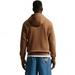 Bluza męska Nike Club BB brązowa - FN3859 270