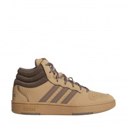 Buty męskie adidas Hoops Mid Classic brązowe - KI7495