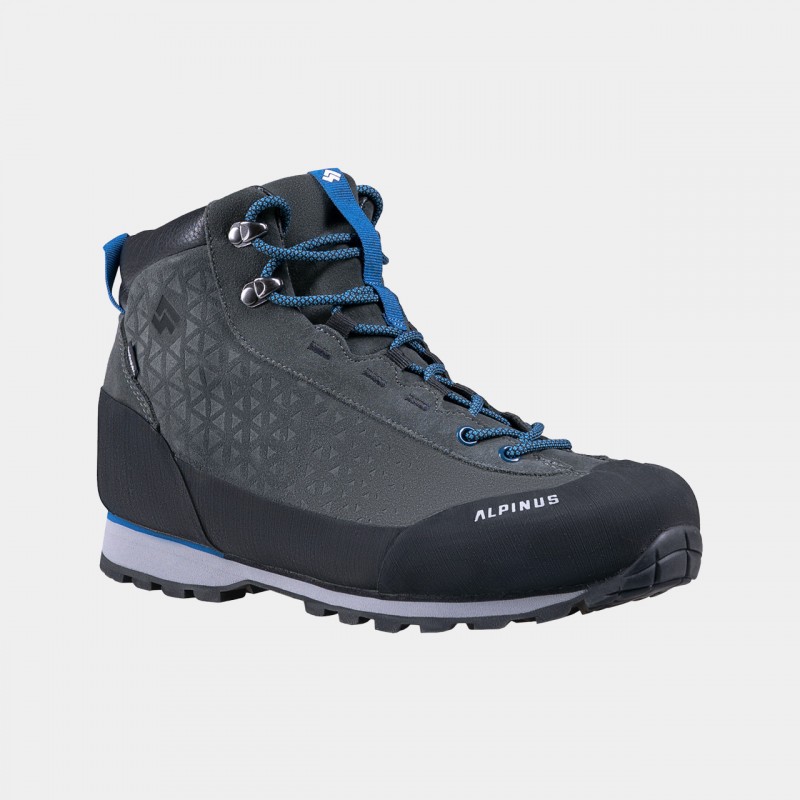Buty trekkingowe męskie Alpinus Geres HDTX Mid szare - GH11599