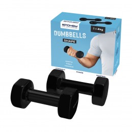 Hantle Spokey Shape 2x4 kg czarne - 943106