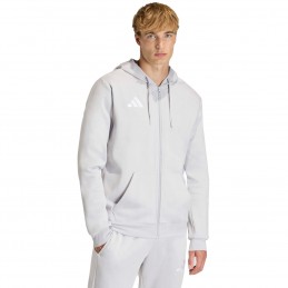 Bluza męska adidas Entrada 26 Full Zip Hoody szara - KF5947
