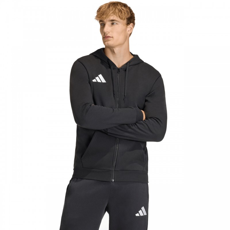 Bluza męska adidas Entrada 26 FZ Hoody czarna - KF5945