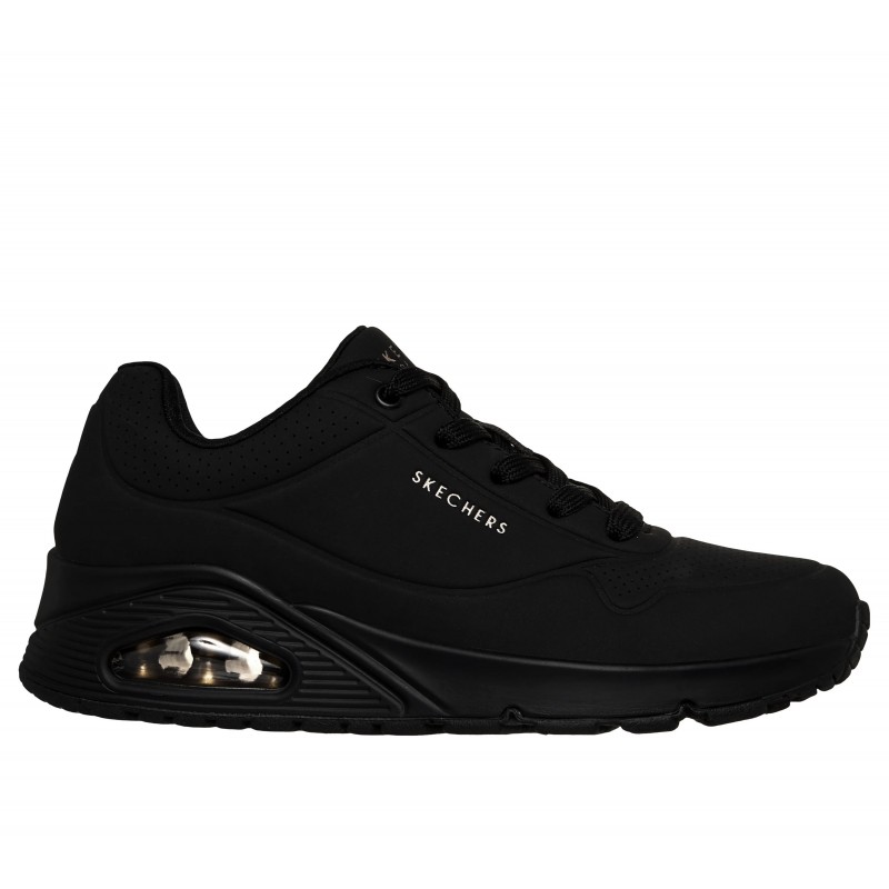 Buty damskie Skechers UNO - Stand on Air czarne - 73690 BBK