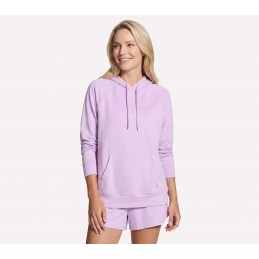 Bluza damska Skechers SKECHDREAM Hoodie fioletowa - HD101 WSPR