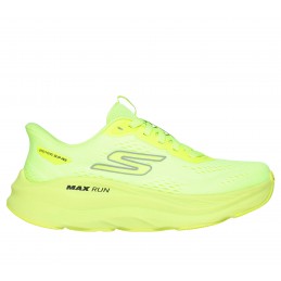 Buty damskie Skechers Slip-ins: Max Run limonkowe - 129200 LIME