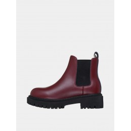 Buty damskie Skechers Modern Rugged - The Voyager burgundowe -
