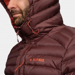 Kurtka męska puchowa Alpinus Kiruna Tactical brązowa - IM35524