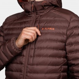 Kurtka męska puchowa Alpinus Kiruna Tactical brązowa - IM35524