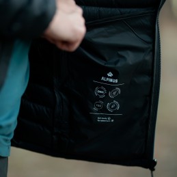 Kurtka męska puchowa Alpinus Kiruna Tactical czarna - IM35517