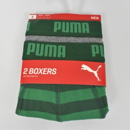 Bokserki męskie Puma Stripe 1515 Green - 521015001 327 010 - 2