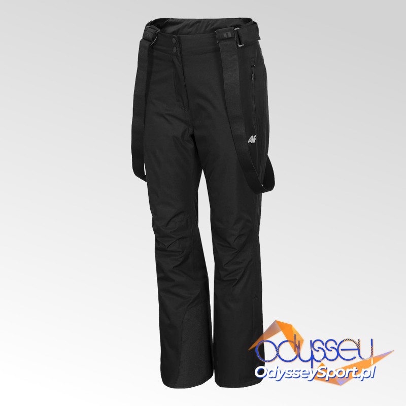 Spodnie narciarskie damskie 4F głęboka czerń - H4Z20-SPDN001-20S