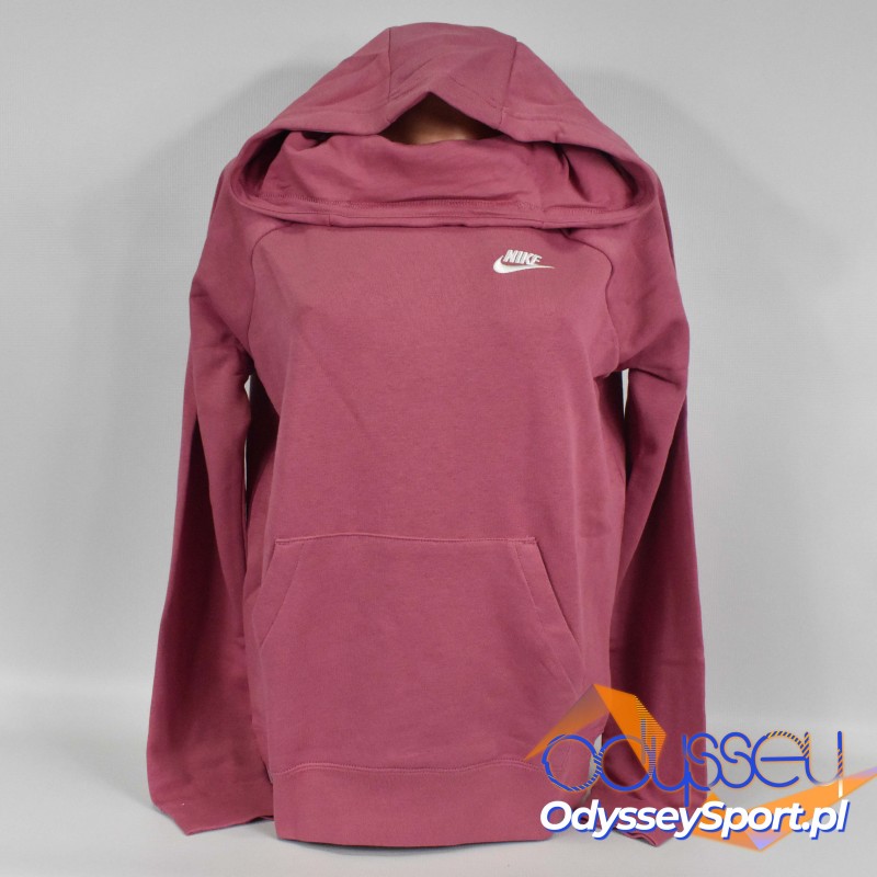 Bluza damska Nike Essentials Fnl Po Fle różowa - BV4116-614