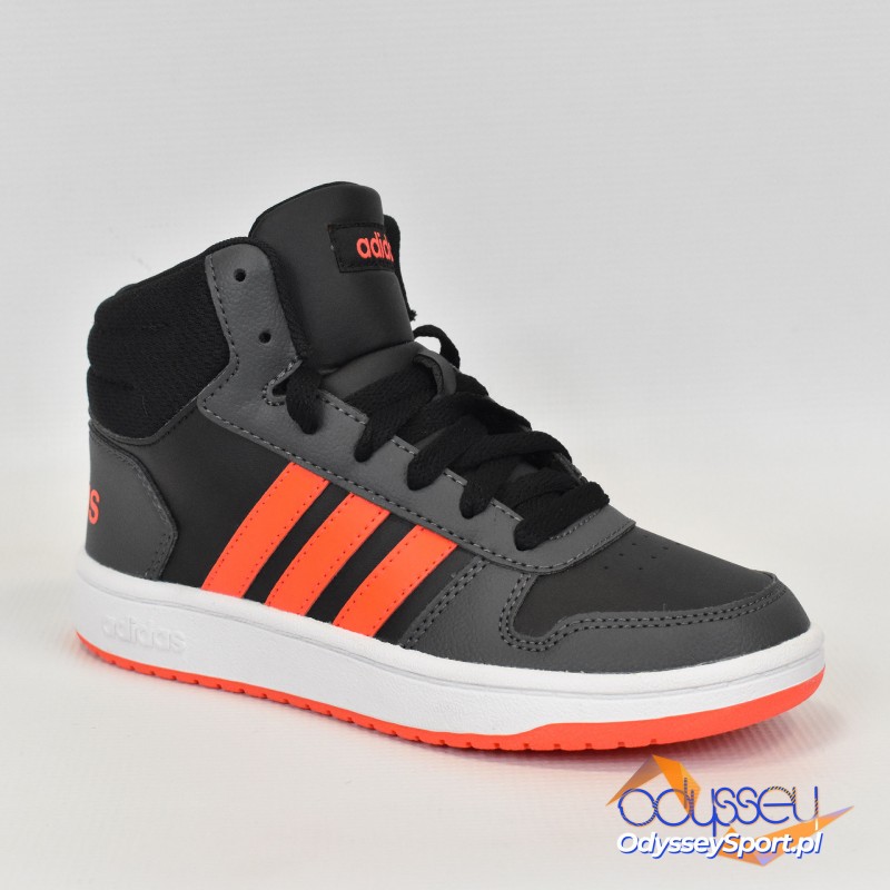 Buty młodzieżowe Adidas Hoops Mid 2.0 K - GZ7768