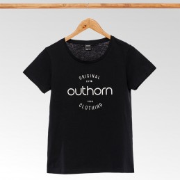 Koszulka damska Outhorn czarna - HOL21-TSD606 20S