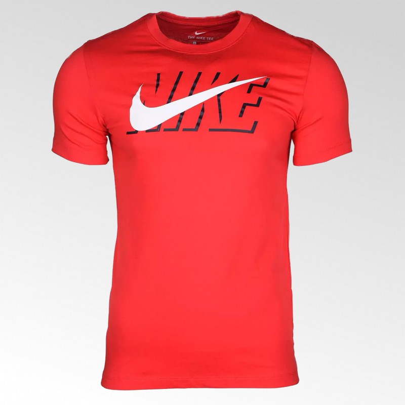 Koszulka Nike Sportswear BLK Core czerwona - AR5019-657